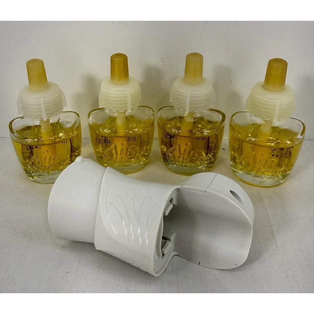 Air Wick Refills LOT Of FOUR Rare Mystery Hard To Find Scents With Warmer New